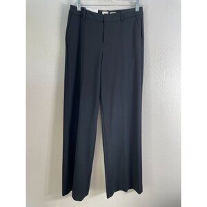 NEW A.N.A Womens 4R Black Wide Leg‎ High Rise Pants Work Career Trousers